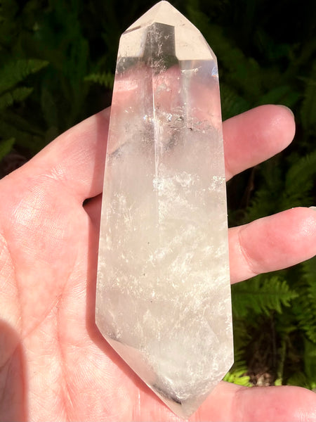 Double-Terminated Clear Quartz Wand - Morganna’s Treasures