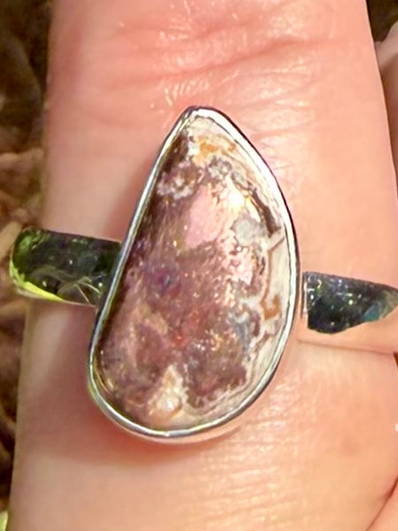 Copper in Agate Ring Size 7 - Morganna’s Treasures