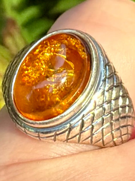 Baltic Amber Ring Size 6.5 - Morganna’s Treasures