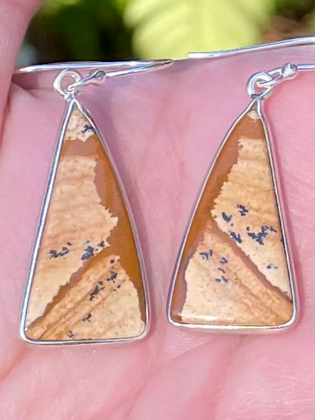 Picture Jasper Earrings - Morganna’s Treasures