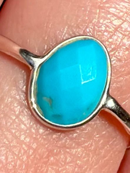 Blue Mohave Turquoise Ring Size 9 - Morganna’s Treasures