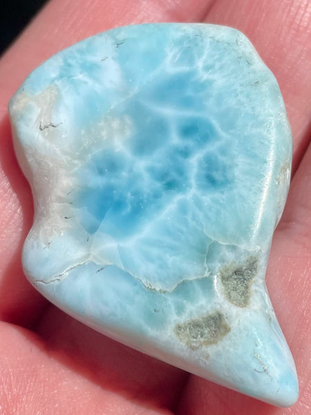 Larimar Palm Stone - Morganna’s Treasures