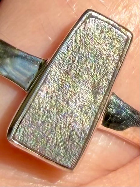 Stunning Muonionalusta Meteorite Ring Size 7 - Morganna’s Treasures