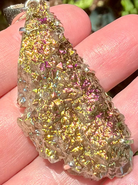 Titanium Aura Spirit Quartz Pendant