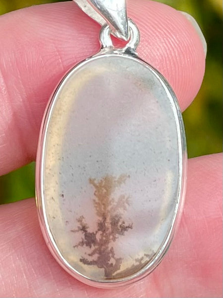 Scenic Dendritic Agate (Shazar Stone) Pendant - Morganna’s Treasures 