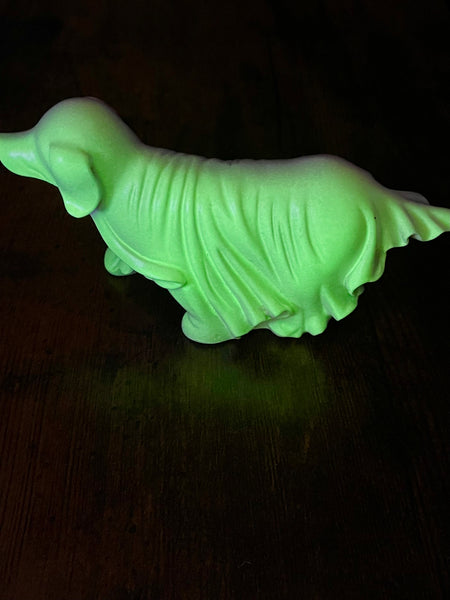 Glow in the Dark Resin Ghost Dog - Morganna’s Treasures