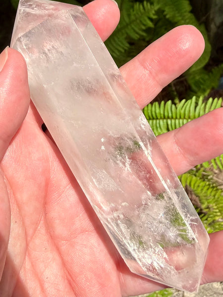 Double-Terminated Clear Quartz Wand - Morganna’s Treasures