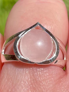 Beautiful Rose Quartz Ring Size 8