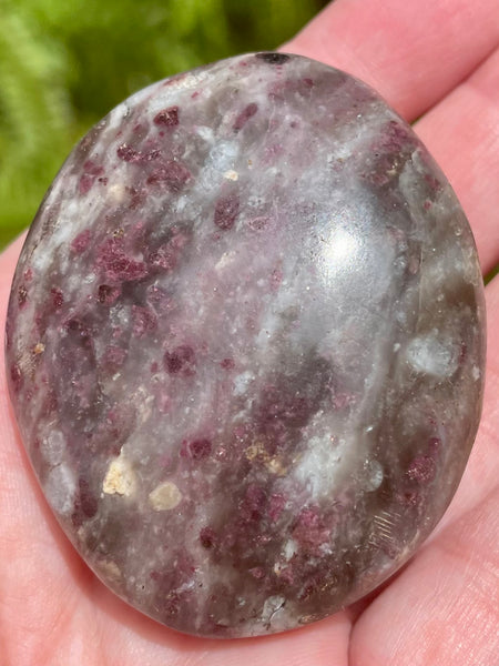 Large Garnet Palm Stone from Madagascar - Morganna’s Treasures 