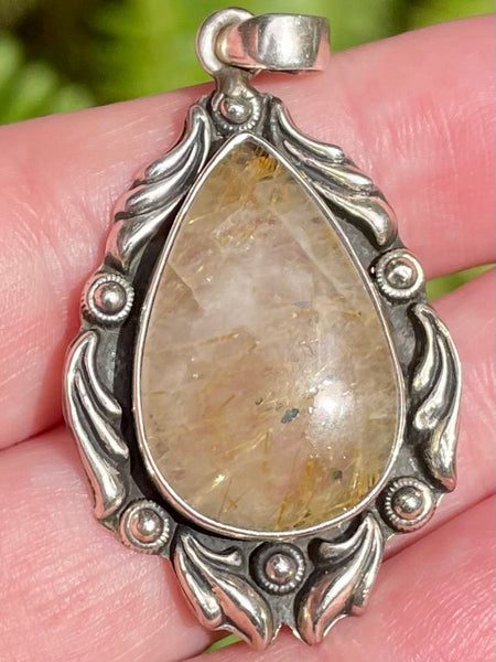 Rutilated Quartz Pendant - Morganna’s Treasures 