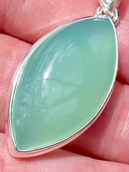 Aqua Chalcedony Pendant - Morganna’s Treasures 