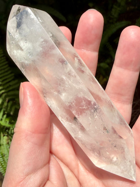 Double-Terminated Clear Quartz Wand - Morganna’s Treasures