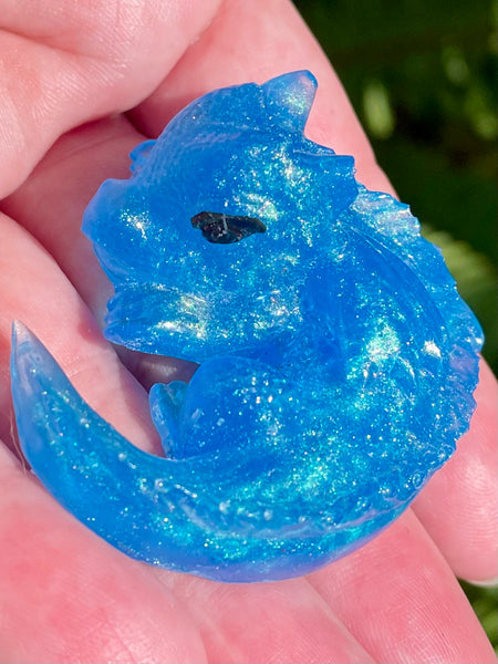 “Tansy” Resin Dragon - Morganna’s Treasures 