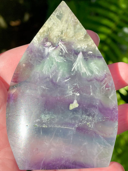 Beautiful Fluorite Flame