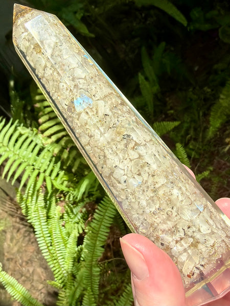 Moonstone Orgonite Tower - Morganna’s Treasures