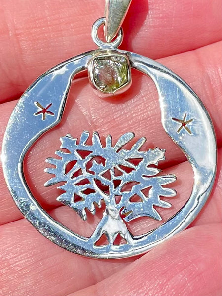 Green Apatite Tree of Life Pendant - Morganna’s Treasures