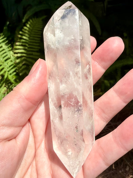 Double-Terminated Clear Quartz Wand - Morganna’s Treasures