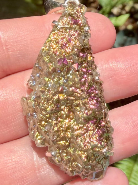 Titanium Aura Spirit Quartz Pendant