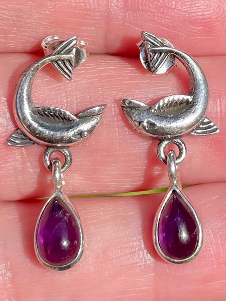 Purple Amethyst Earrings - Morganna’s Treasures