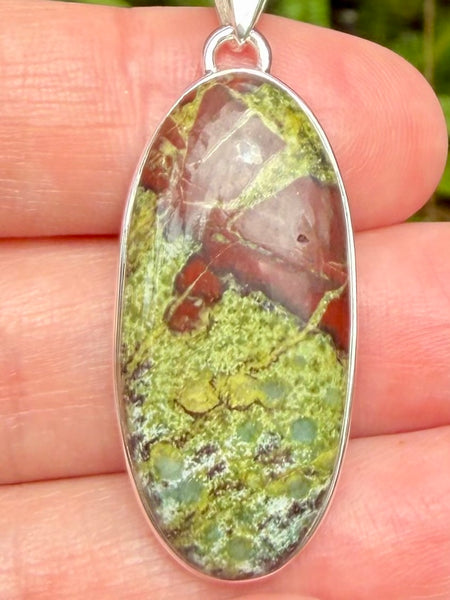 Beautiful Dragon Bloodstone Pendant - Morganna’s Treasures