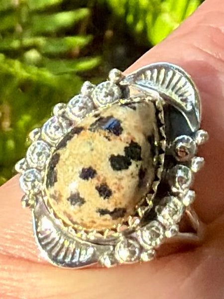 Dalmatian Jasper Ring Size 7 - Morganna’s Treasures