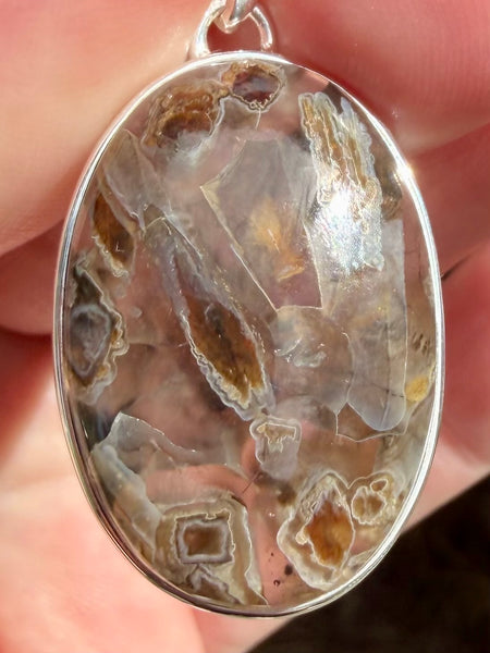 Turkish Tube Agate Pendant - Morganna’s Treasures