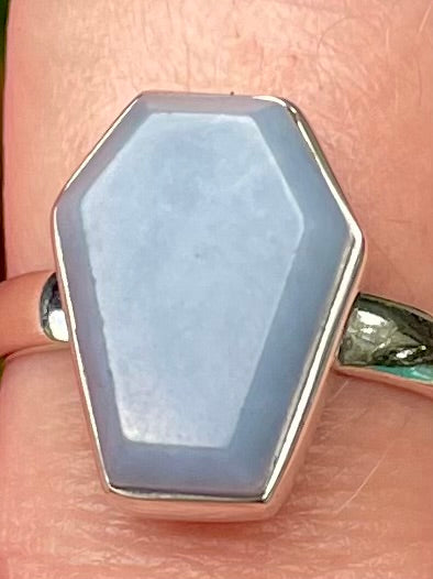 Angelite Ring Size 10 - Morganna’s Treasures 