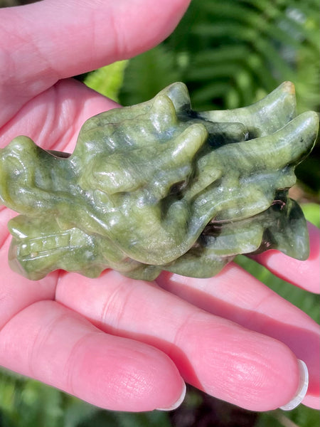 Carved Serpentine Dragon