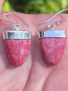 Pink Thulite Earrings - Morganna’s Treasures 