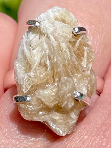 Barite with Cerussite Cluster Ring Size 7 - Morganna’s Treasures