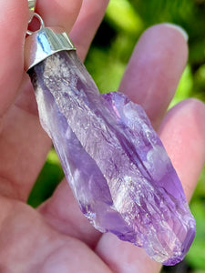 Elestial Root Amethyst Pendant