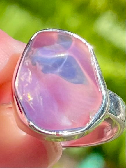 Rough Lavender Quartz Ring Size 8 - Morganna’s Treasures 