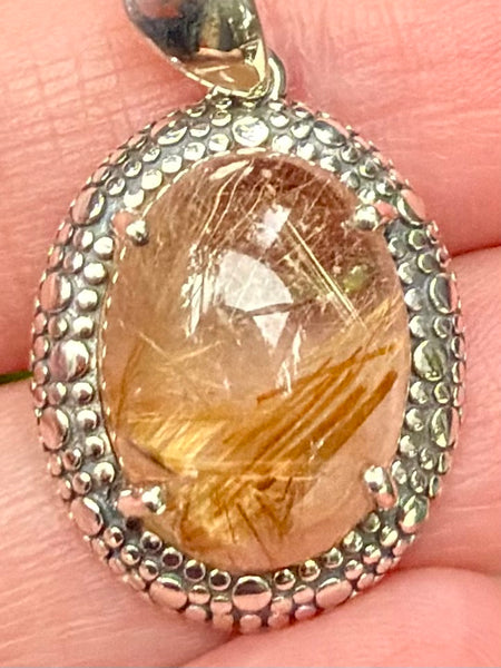 Rutilated Quartz Pendant