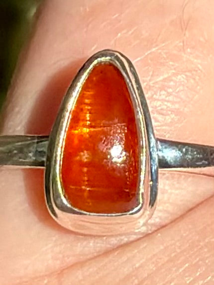 Orange Kyanite Ring Size 8