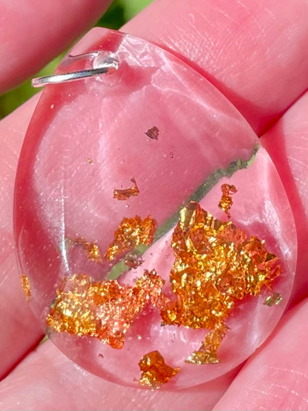 Beautiful Copper Resin Pendant - Morganna’s Treasures