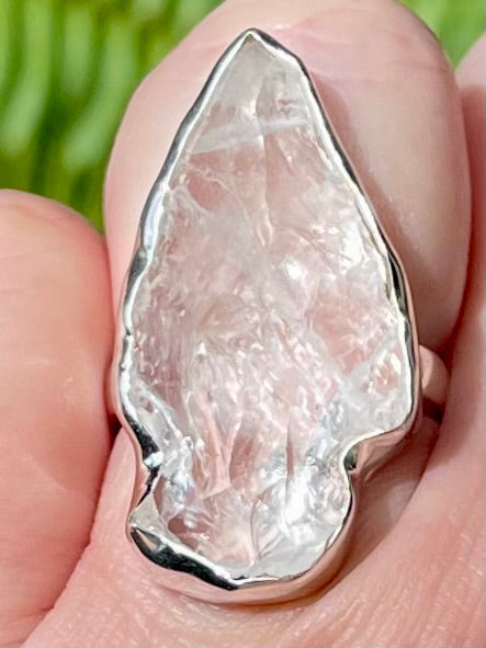 Clear Quartz Arrowhead Ring Size 7 - Morganna’s Treasures 