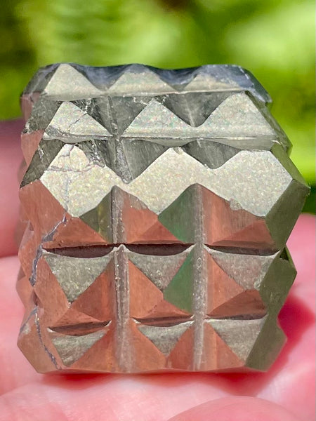 Pyrite Lemurian Power Cube - Morganna’s Treasures 