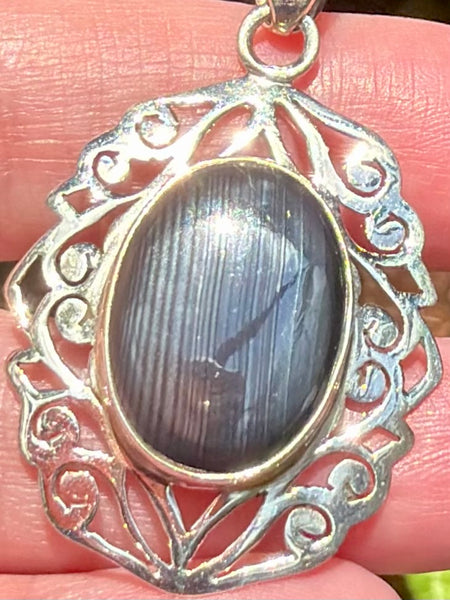 Psilomelane Pendant
