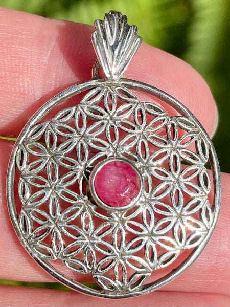 Ruby Flower of Life Pendant - Morganna’s Treasures 