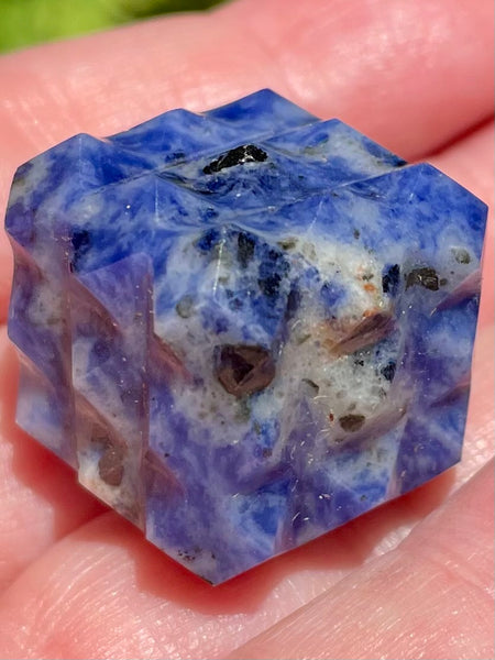 Lapis Lazuli Lemurian Power Cube - Morganna’s Treasures