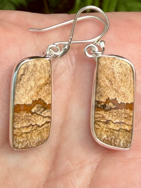 Picture Jasper Earrings