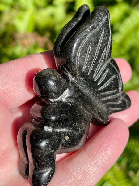 Black Obsidian Fairy - Morganna’s Treasures