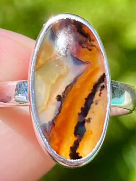 Montana Agate from the Yellowstone River Ring Size 8 - Morganna’s Treasures 