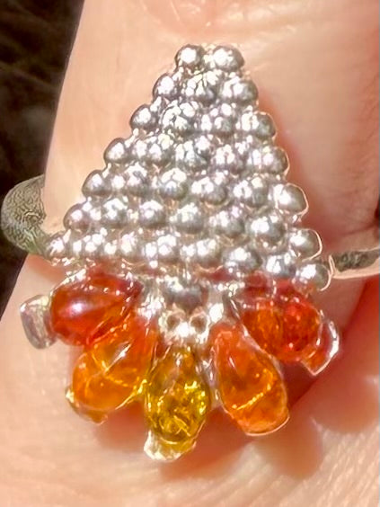 Baltic Amber Ring Size 6