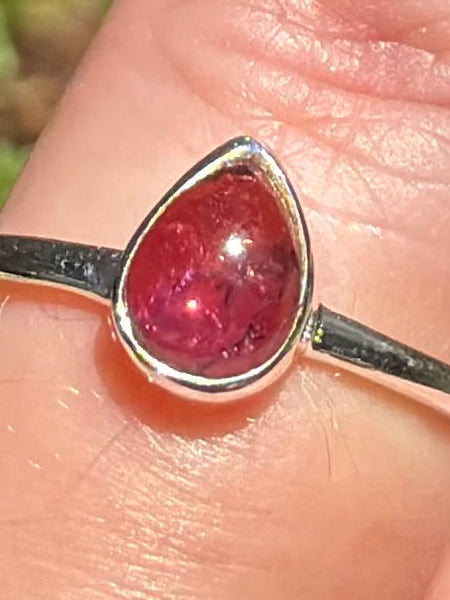 Pink Tourmaline Ring Size 6