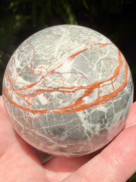 Spider Web Jasper Sphere