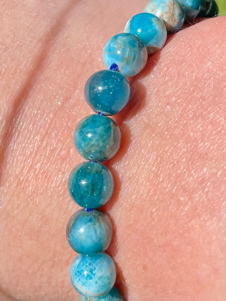 Blue Apatite Bracelet - Morganna’s Treasures