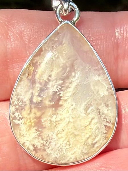 Graveyard Plume Agate Pendant