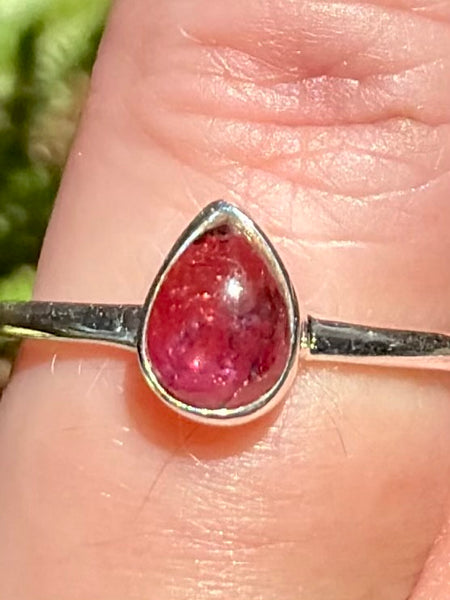 Pink Tourmaline Ring Size 6