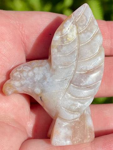 Flower Agate Bird - Morganna’s Treasures
